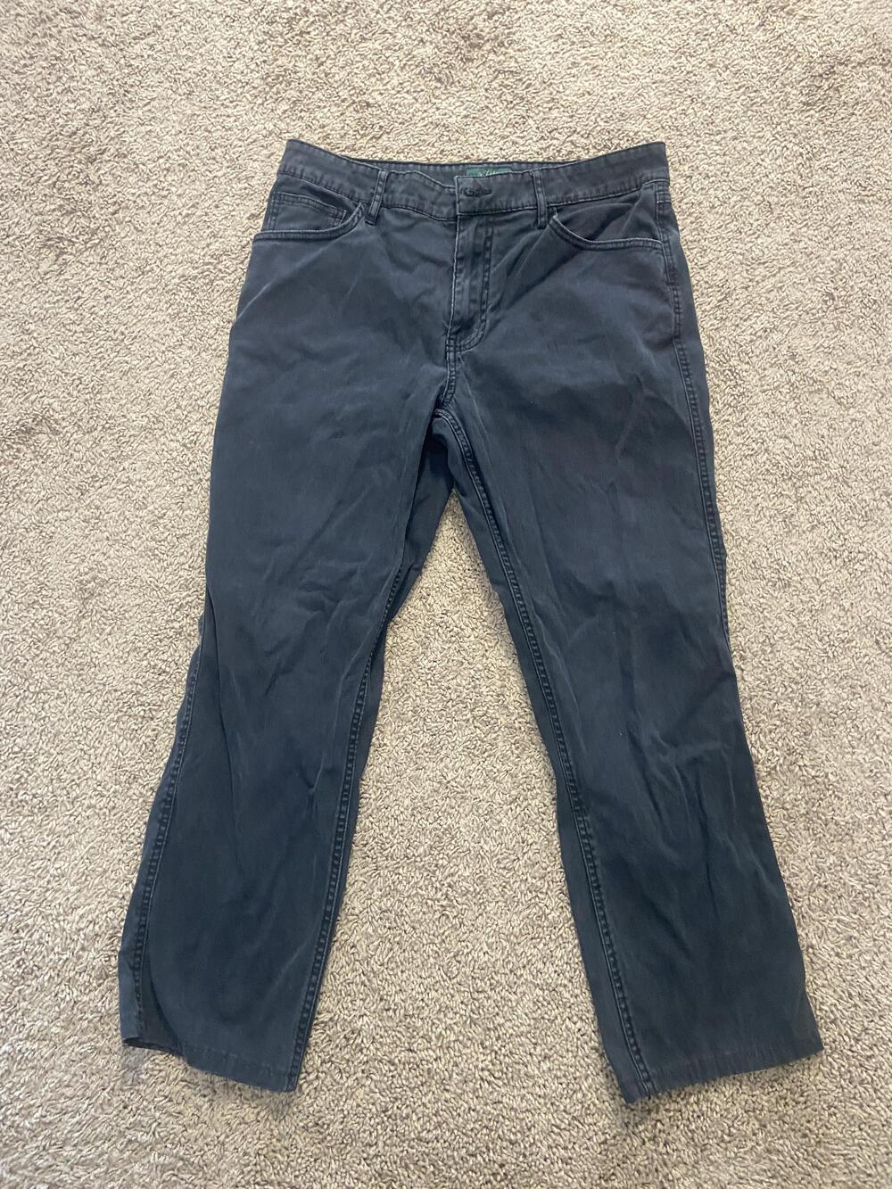 Woolrich Jeans Mens 32x30 Gray Charcoal Wash Regular Straight Denim Pockets